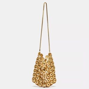 ZARA METAL APPLIQUÉ BUCKET BAG